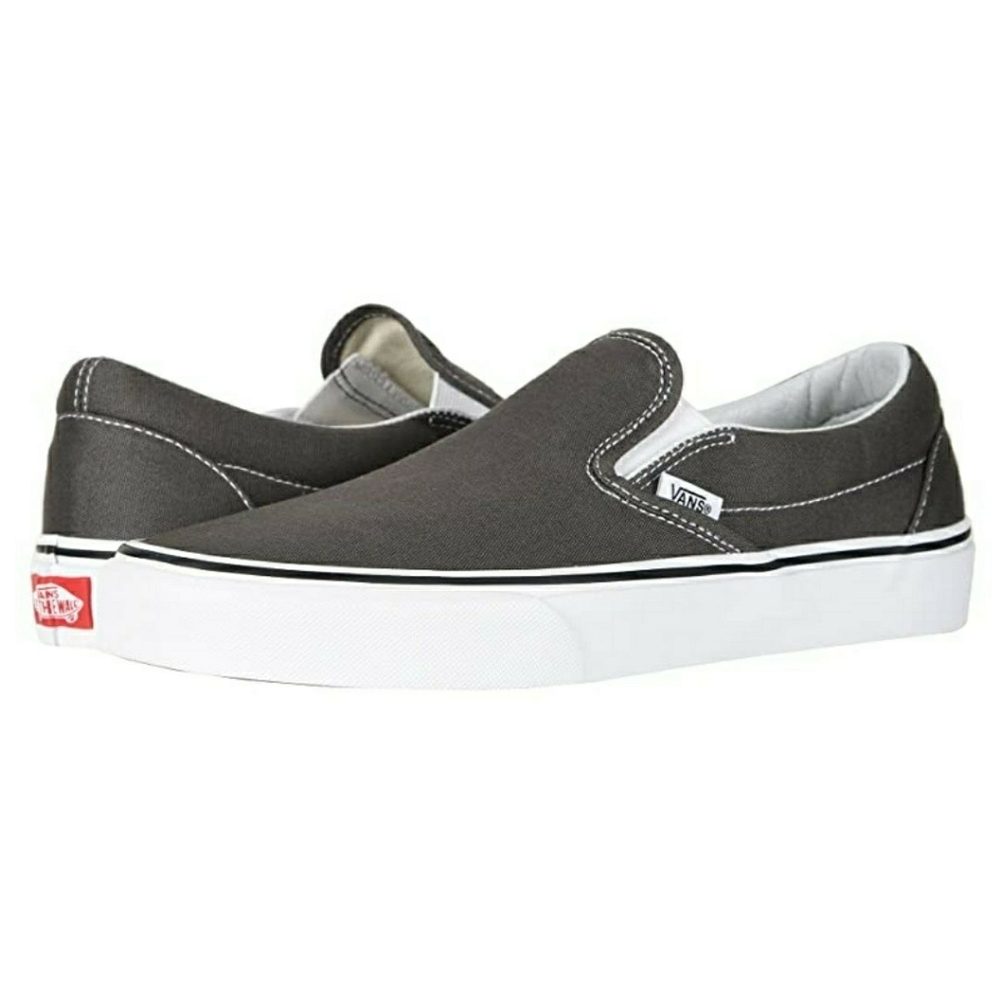 Vans Slip-on Skate Shoes Charcoal UnisexV…